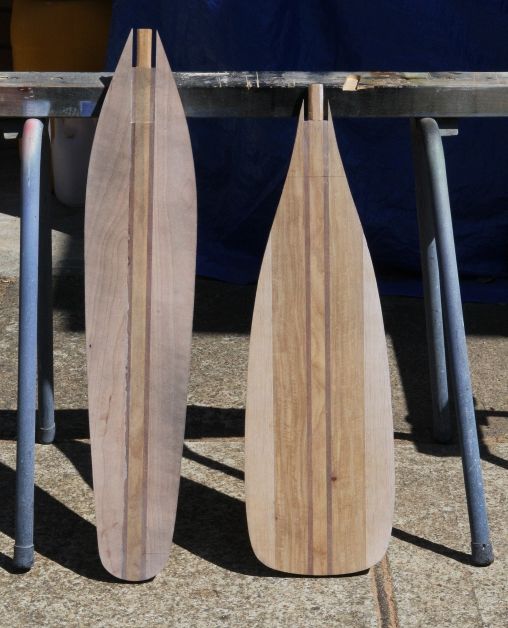 my first paddles The Bear Mountain Boat Shop